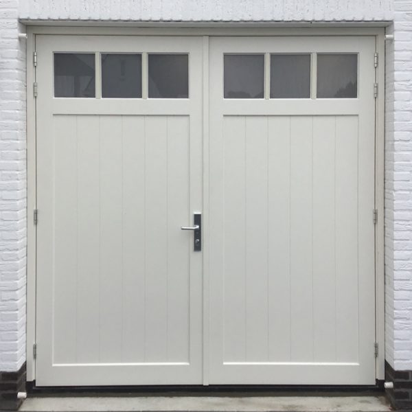 houten garagedeuren openslaand